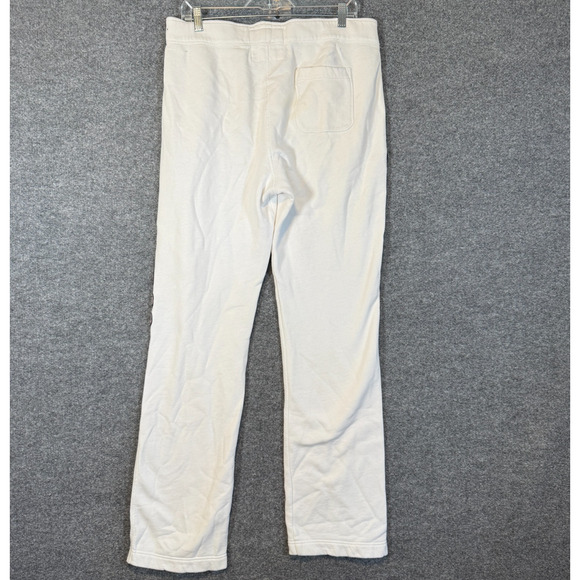 Hollister Vintage Sweatpants Adult Large White Logo Drawstring Spell Out 90s Y2K - Picture 8 of 11